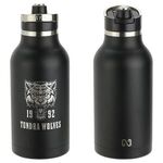 NAYAD® Traveler 64 oz Stainless Double Wall Bottle with Twi - Medium Black