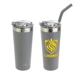 NAYAD™ Trouper 22oz Stainless Double Wall Tumbler with Str - Graphite