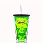 Buy Custom Printed Neon Green LED Skull Cup