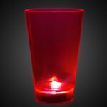 Neon Plastic LED Tumblers - 12 Ounce - Pink