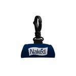 Neoprene Lip Balm Sleeve w/ Swivel Snap Hook - Navy