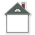 New House Magnet - White With Green