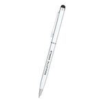 Newport Pen With Stylus - White