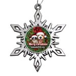 Nickel Snowflake Holiday Ornament -  