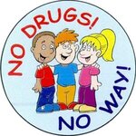 No Drugs No Way Sticker Rolls - Standard