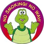 No Smoking No Way Sticker Rolls -  