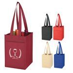 Buy Imprinted Non-Woven 4 Bottle Wine Tote Bag