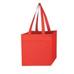 Non-Woven 6 Bottle Wine Tote Bag - Red