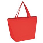 Non-Woven Budget Shopper Tote Bag - Red