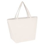 Non-Woven Budget Shopper Tote Bag - White