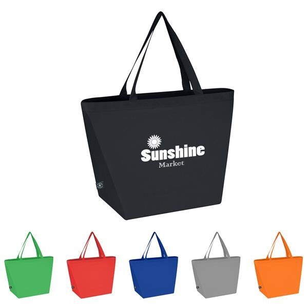 Main Product Image for Custom Printed Non-Woven Budget Tote Bag With 100% RPET Material