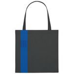 Non-Woven Colony Tote Bag - Black With Royal