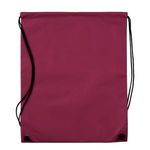 Non-Woven Drawstring Cinch-Up Backpack - Burgundy