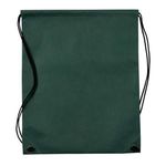 Non-Woven Drawstring Cinch-Up Backpack - Hunter Green