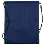 Non-Woven Drawstring Cinch-Up Backpack - Navy Blue