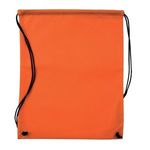 Non-Woven Drawstring Cinch-Up Backpack - Orange