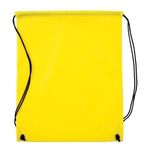 Non-Woven Drawstring Cinch-Up Backpack - Yellow