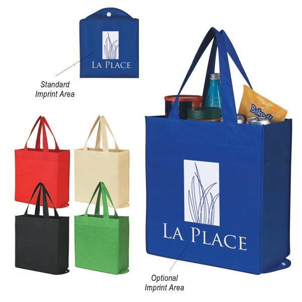 Main Product Image for Imprinted Non-Woven Foldable Shopper Tote Bag