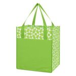 Non-Woven Geometric Shopping Tote Bag -  
