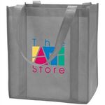 Non-Woven Grocery Tote - Gray