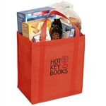 Non-Woven Grocery Tote - Red