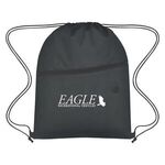 Non-Woven Hit Sports Pack With Front Zipper - Black