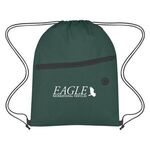 Non-Woven Hit Sports Pack With Front Zipper - Forest Green