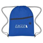 Non-Woven Hit Sports Pack With Front Zipper - Royal Blue