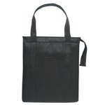 Non-Woven Insulated Shopper Tote Bag - Black