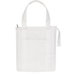 Non-Woven Insulated Shopper Tote Bag - White