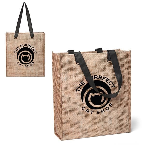 Main Product Image for Non-Woven Jute "Look" Tote