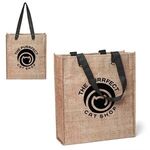 Non-Woven Jute "Look" Tote - Natural
