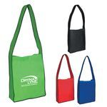 Buy Non-Woven Messenger Tote Bag With Hook And Loop Closure