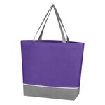 Non-Woven Overtime Tote Bag - Purple