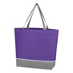 Non-Woven Overtime Tote Bag - Purple