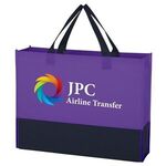 Non-Woven Raven Prism Tote Bag -  