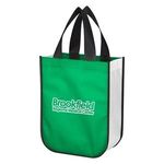 Non-Woven Shopper Tote Bag With 100% RPET Material - Kelly Green
