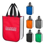 Non-Woven Shopper Tote Bag With 100% RPET Material - Red
