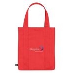 Non-Woven Shopper Tote Bag With 100% RPET Material -  