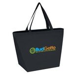 Non-Woven Shopper Tote Bag With Antimicrobial Additive -  