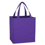 Non-Woven Shopping Tote Bag - Purple