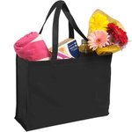 Non-Woven Shopping Tote - Black