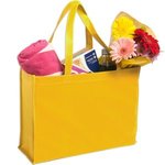 Non-Woven Shopping Tote - Gold