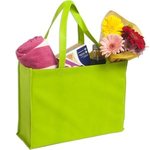 Non-Woven Shopping Tote - Lime