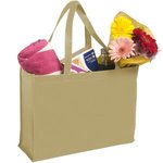 Non-Woven Shopping Tote - Tan