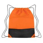 Non-Woven Two-Tone Drawstring Sports Pack