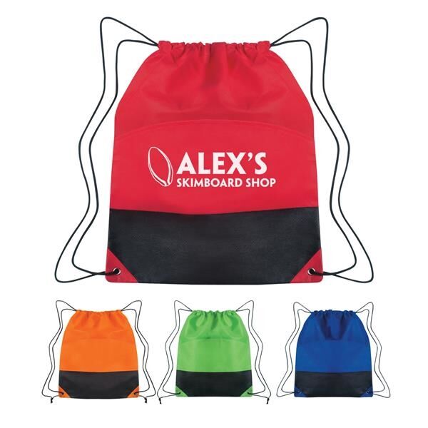 Main Product Image for Non-Woven Two-Tone Drawstring Sports Pack