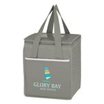 Non-Woven Wave Design Kooler Lunch Bag -  