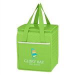 Non-Woven Wave Design Kooler Lunch Bag -  