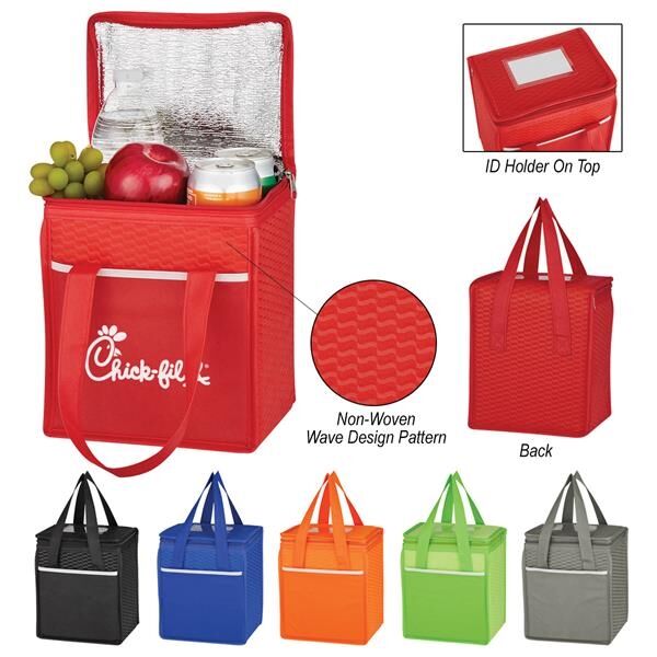 Main Product Image for Wave Design Non-Woven Cooler Lunch Bag